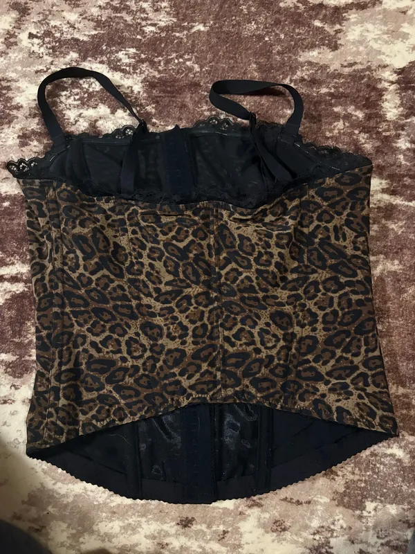 Cheetah corset Brown Size L - Image 4