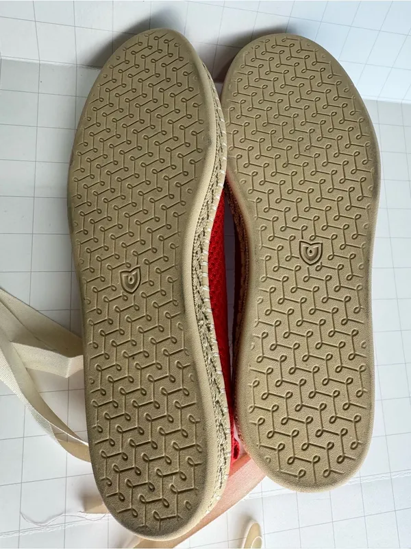 NWOT Rothy’s Red Hemp Espadrille Ballet Flats Size 11 - Image 9