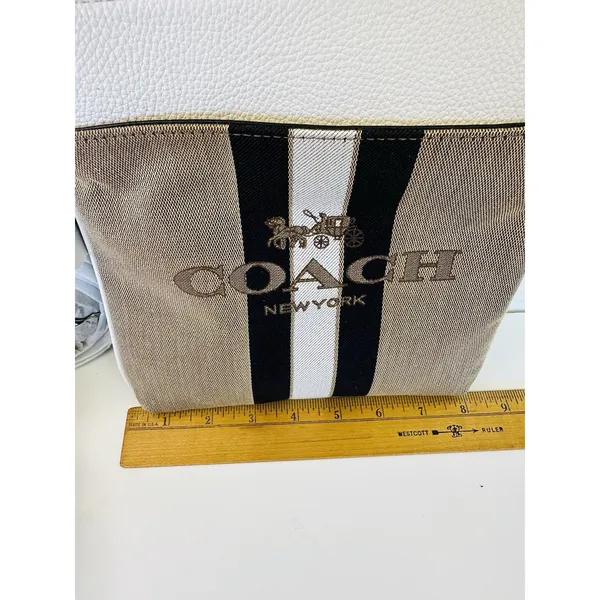 NWT Coach Whiplash Excel Horse & Carriage Jacquard Kitt Crossbody Zipper W/tag‎ - Image 4