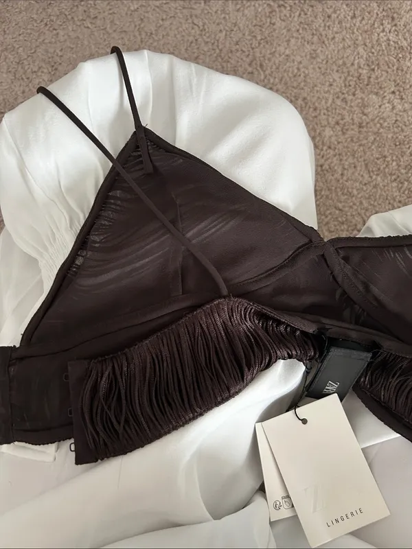 Zara fringe mini top. M - Image 10