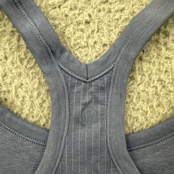Lululemon Ebb To Street Tank Top Oasis Blue Athletic Athleisure Women's 6 - Image 3