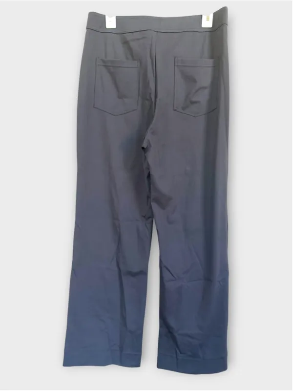 Halara Size L High Waisted Pockets Straight Leg Casual Pants Black - Image 4