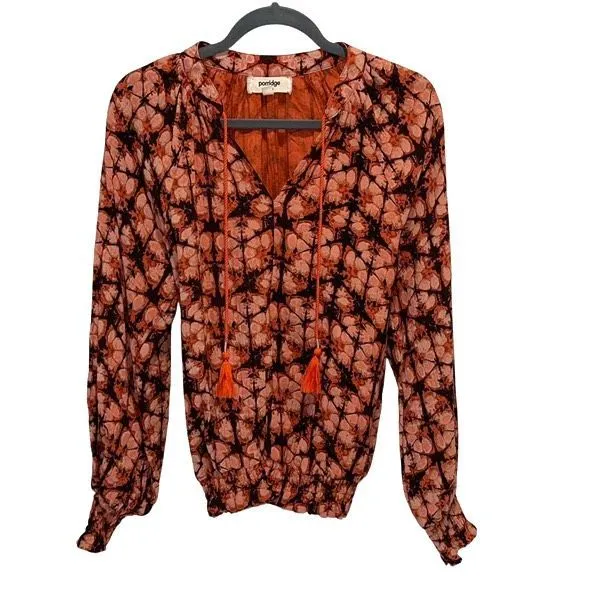 Anthropologie‎ Porridge Elisabeth Boho Peasant Blouse Top Size Small - Image 2