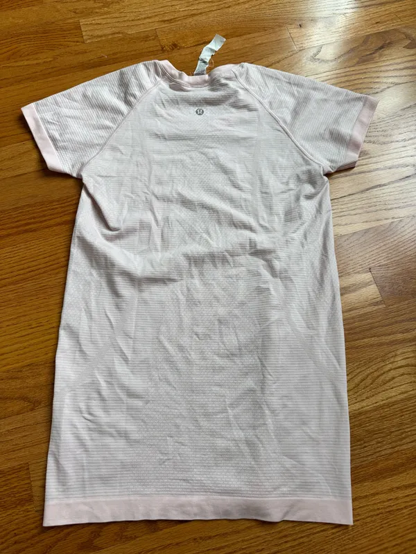 Light Pink Lululemon Short Sleeve Swiftly Tech - Image 2