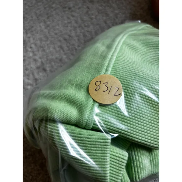 NWT Outdoor Voices Sweatshirt M Jade Green Cotton Terry Crewneck Athleisure - Image 10
