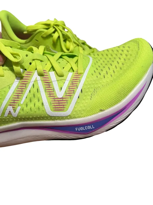 New Balance Womens Size 9 FuelCell Rebel Thirty Watt Cosmic Rose Lime Green Neon - Image 3