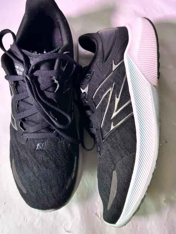 New Balance Black and Light Blue Women's Running Sneakers - Image 6