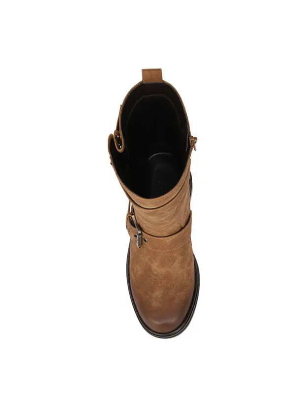Naturalizer Women's Latoya Fashion Boot Tan Size 7 M-NEW IN BOX - Image 2