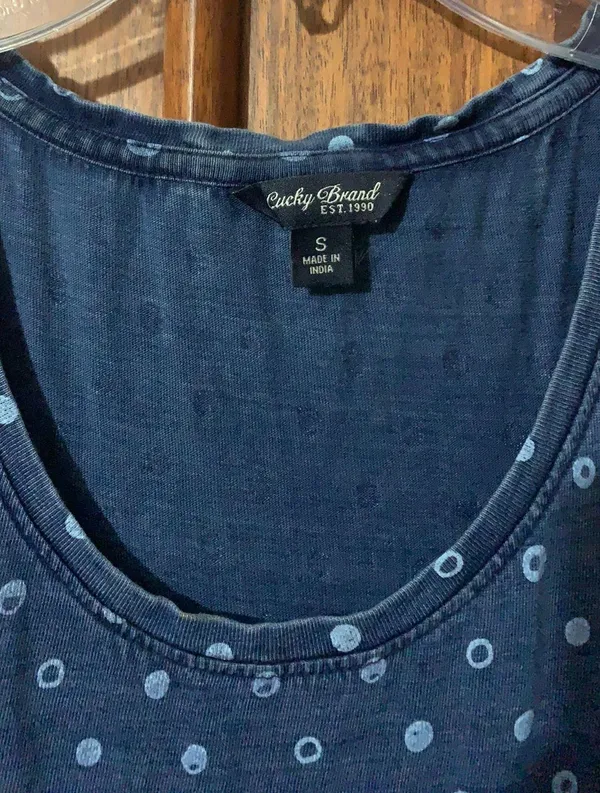 Blue Polka Dot Tank Top - Image 3