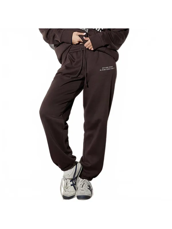Pacsun Los Angeles Nineteen Eighty Texture Sweatpants NWT LA Brown Small - Image 2