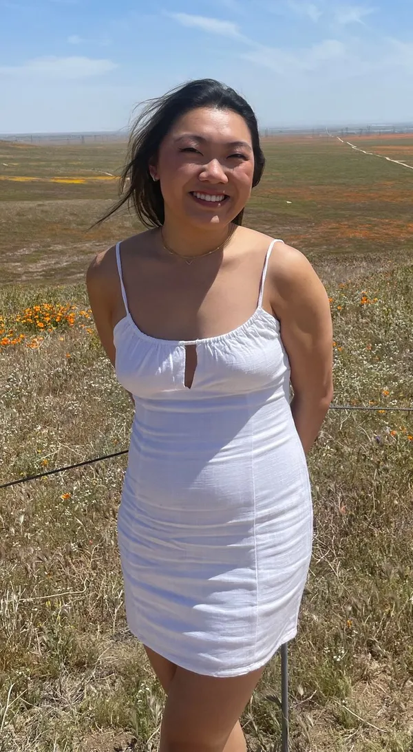 White Mini Dress Pull & Bear - Image 3
