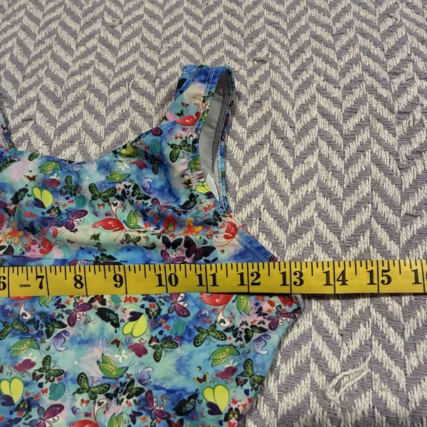 Aeropostale Womens Colorful Butterflies Practice Leotard Size: A-Small - Image 4
