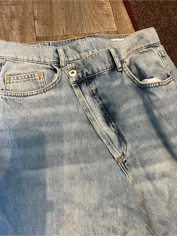 Collusion dad Light Blue Women’s Wide Leg Jeans - Image 6