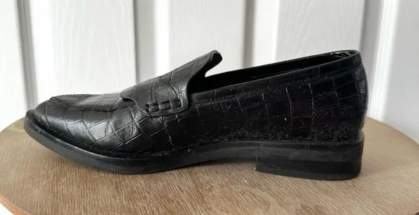 Rebecca Minkoff Pacey Croc Embossed Leahter Pointed Menswear Loafers Shoes 5.5 - Image 6