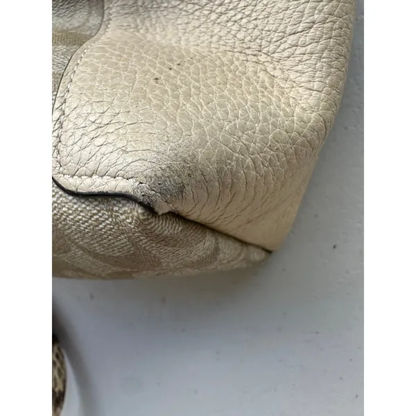 Coach C7261 Kacey Signature Canvas Snake Colorblock Handles Satchel Crossbody - Image 11