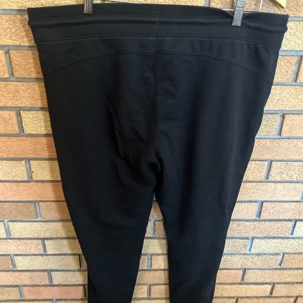 All in Motion Black Drawstring Waisted Slim Leg Sweatpants Women’s Size XXL - Image 2