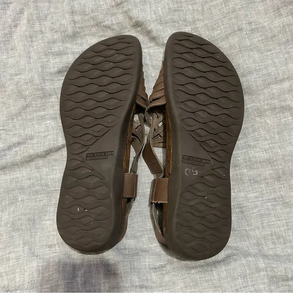 Merrell Falcon Brown Memory Foam Slingback Sandals Size 9 - Image 7