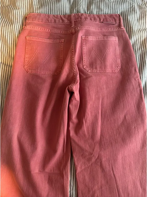 Pink MOTHER Denim Jeans - Image 4
