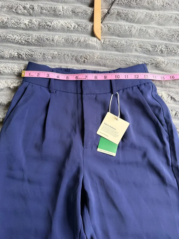 Halara High-Waisted Trouser Pants Size XS Navy Casual Lightweight Coastal Chic - Image 5