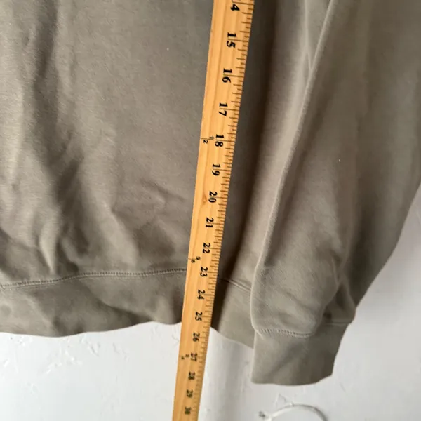 Nike Crewneck Sweatshirt Khaki Green Cotton Blend Small Casual - Image 7