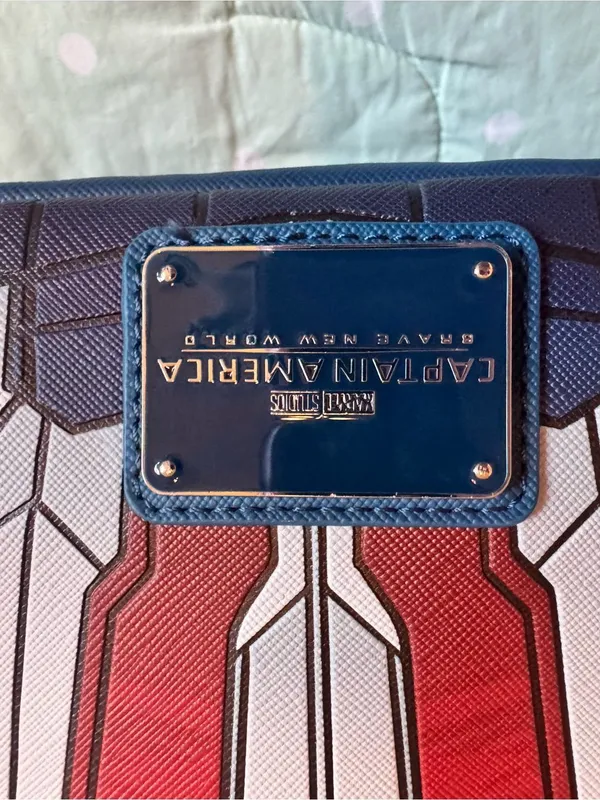 Lounge Fly NWT Captain America Themed Men's Backpack - Blue & Red - Image 8