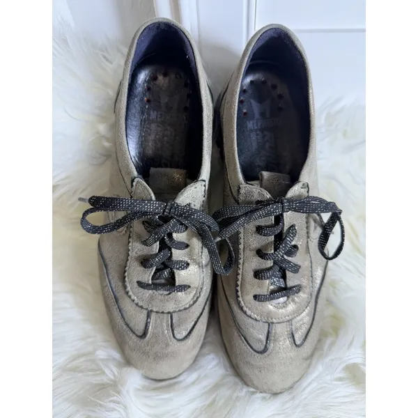 Mephisto Women's Size 7 Air Jet Runoff System Antique‎ Gold Leather Shoes modern - Image 4