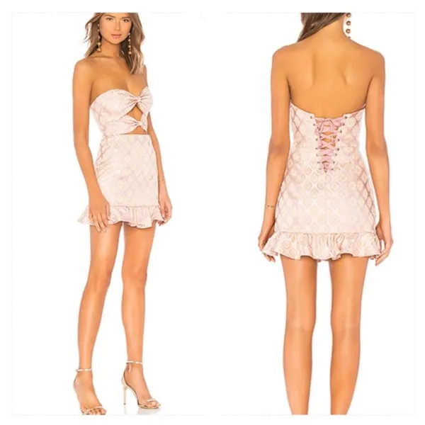 LPA Double Knot Mini Dress Size‎ L - Image 15