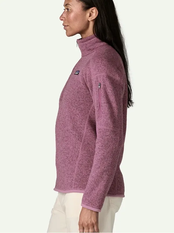 Patagonia Quarter-Zip Fleece Pullover - Obsidian Plum - Image 4
