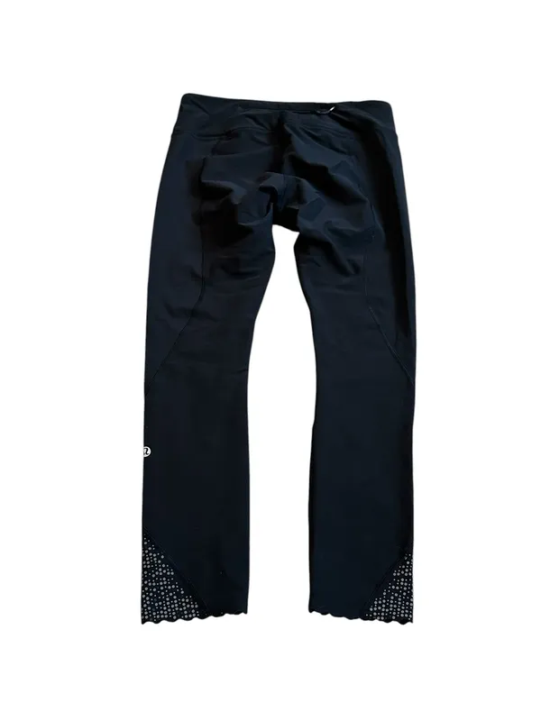 Lululemon Tight Stuff Reflective 7/8 Leggings Crop Athletic Activewear Yoga Run - Image 5