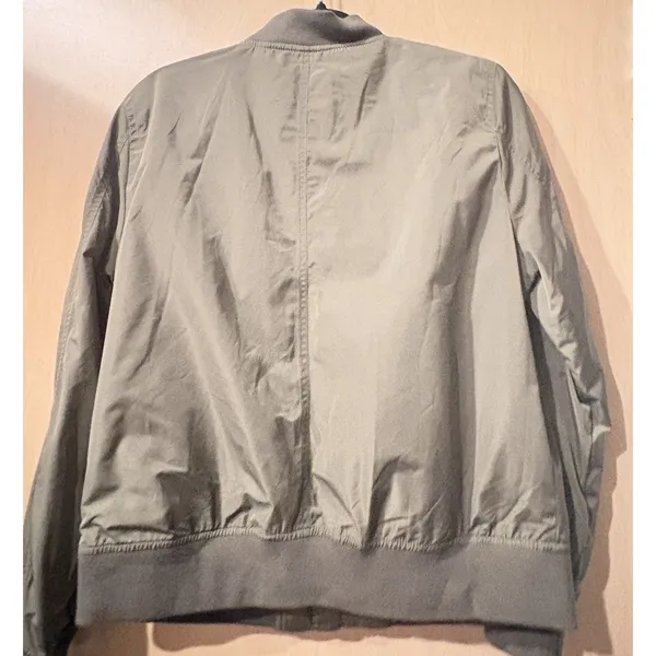Levi's Green Bomber Jacket Women's Size Large X1114 - Image 2