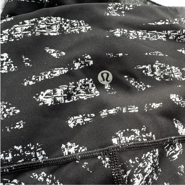 Lululemon Wunder‎ Under High-Rise Crop Graf Black 2 Leggings Y2K - Image 5