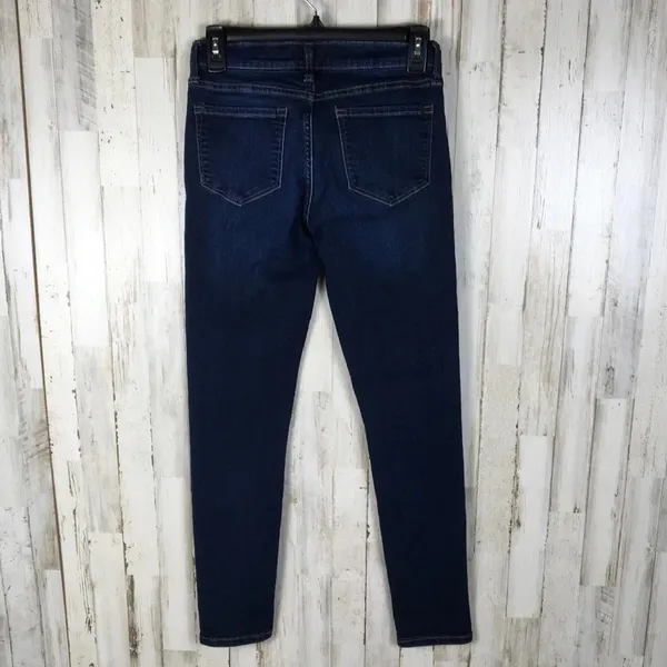 Banana Republic High Waisted Skinny Blue Jeans 0 v6x - Image 4