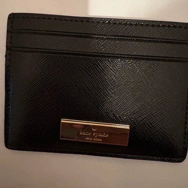Kate Spade‎ Black Leather Card Case - Image 2