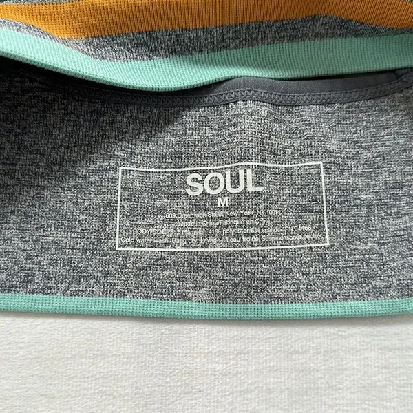 Soul by Soulcycle Seamless Split Racerback Woman's Crop Top Sports Bra Size M - Image 4