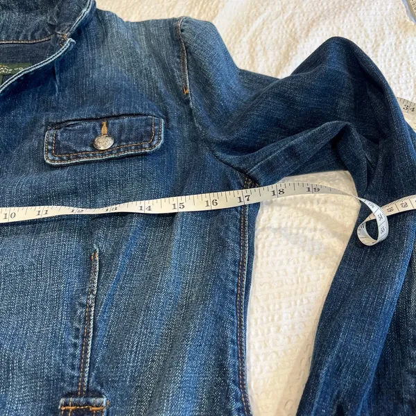 Polo Ralph Lauren denim jean jacket button down S women - Image 4
