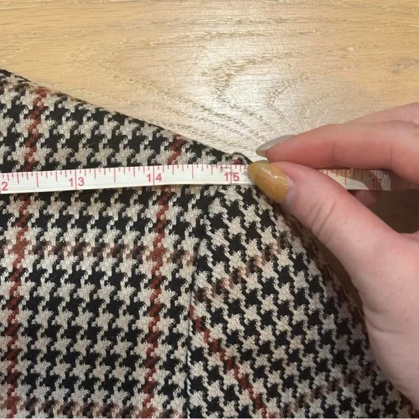 Free people Women's Houndstooth Blazer jacket, size Xs - Image 7