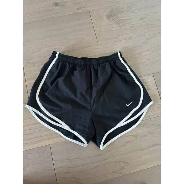 Nike Black and White Dri-FIT Tempo Running Shorts - Size Small - Image 2