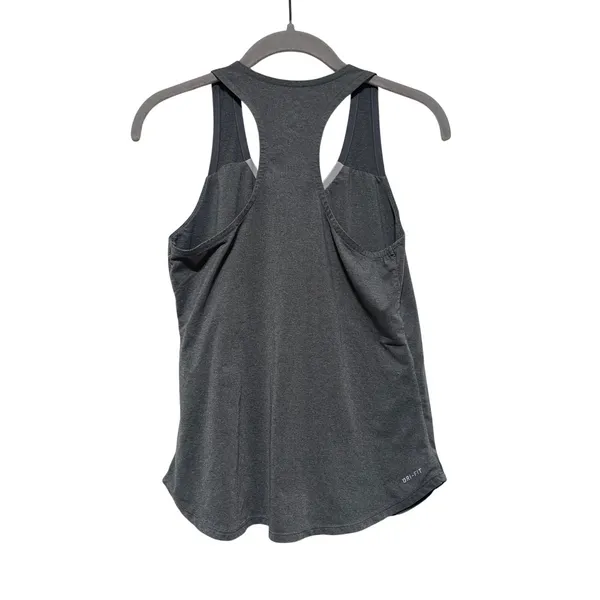 Nike Dri-FIT Gray Racerback Tank Top M - Image 7