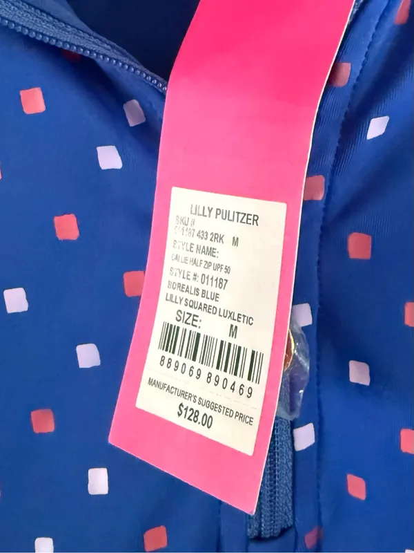NWT Lilly Pulitzer Luxletic Callie Half Zip Top - Image 4
