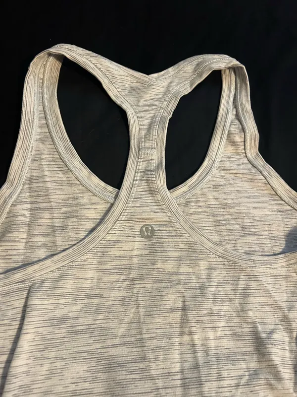 Lululemon Racerback Grey Long Tank Size 8 - Image 2