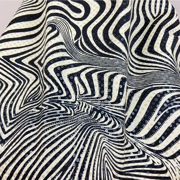 Vintage Y2K Jaipur Zebra Print Top Sparkle Sleeveless Mobwife Animal Print Large - Image 9