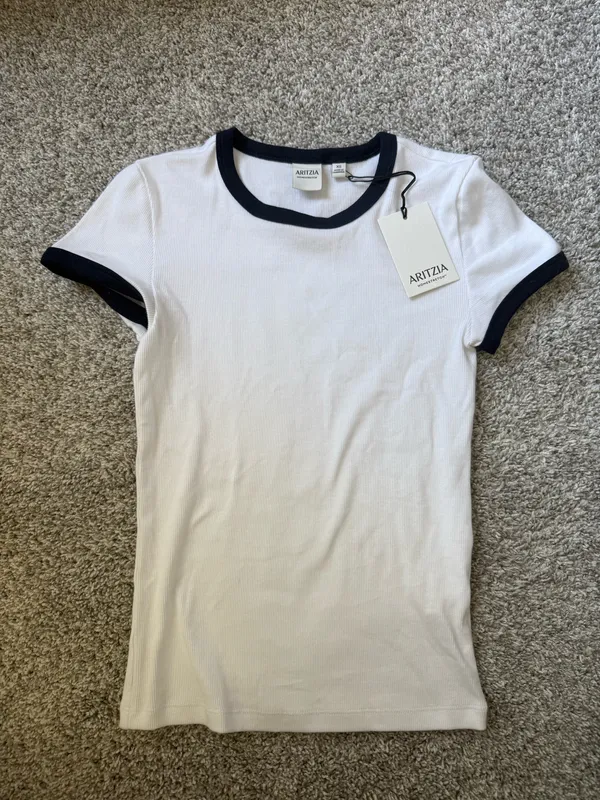 Aritzia HomeStretch™ Rib Crew T-Shirt - Image 7