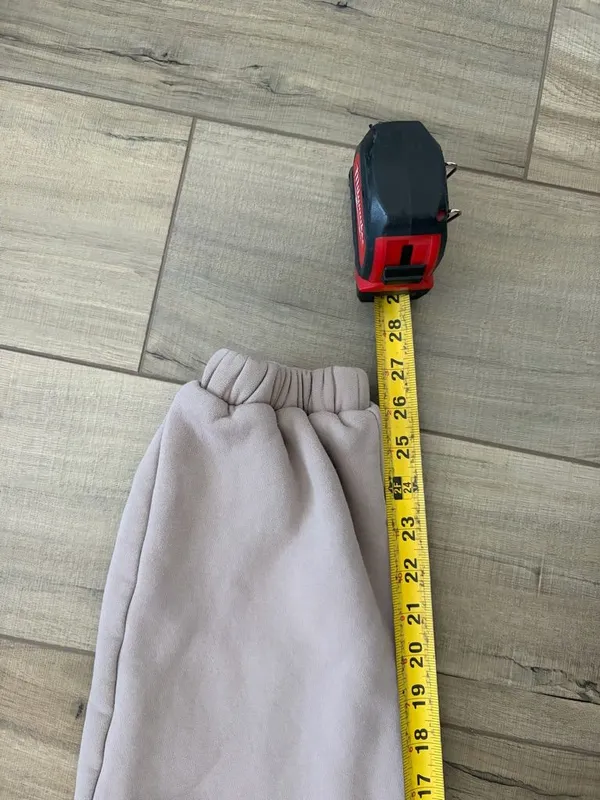 COMFRT Travel Essentials Oversized Unisex Jogger Fleece Sweatpants Bark Small - Image 9