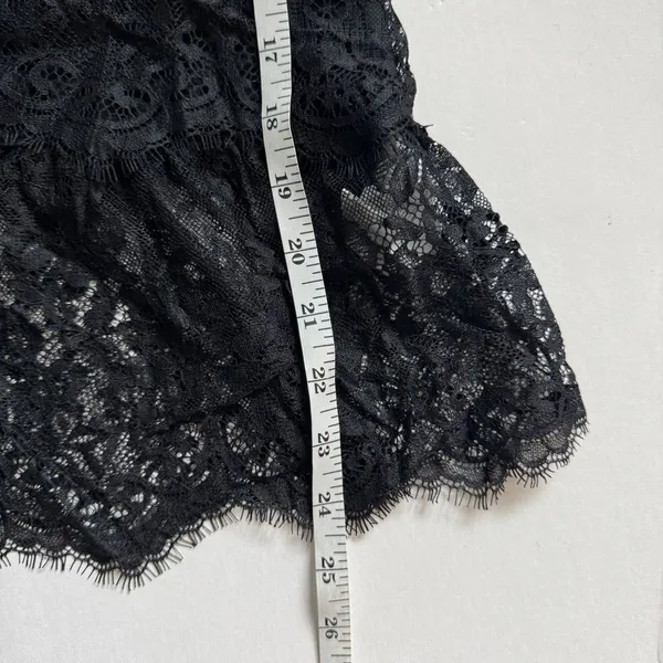 Intimissimi Black Lace 3/4 Sleeve Size Small NWT - Image 5