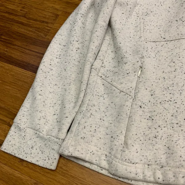 Talbots‎ Full Zip Hoodie Womens Size Large Jacket Speckled Pockets Casual Comfy - Image 3
