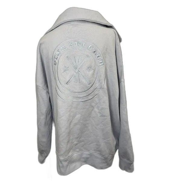 PINK by Victoria’s Secret Pullover Sweatshirt Size 2XL XXL Powder Baby Blue NWT - Image 5