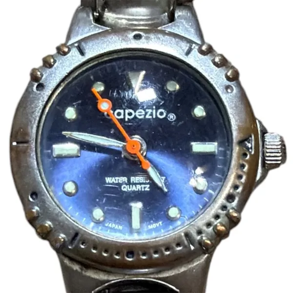 Capezio 202 Women's Stainless Steel Quartz Watch Blue Dial Silver - Image 2