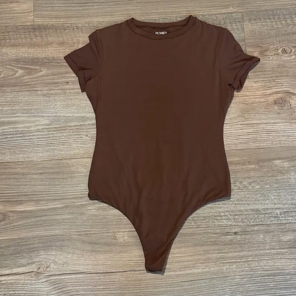 Women’s Brown Pumiey Bodysuit - Image 3