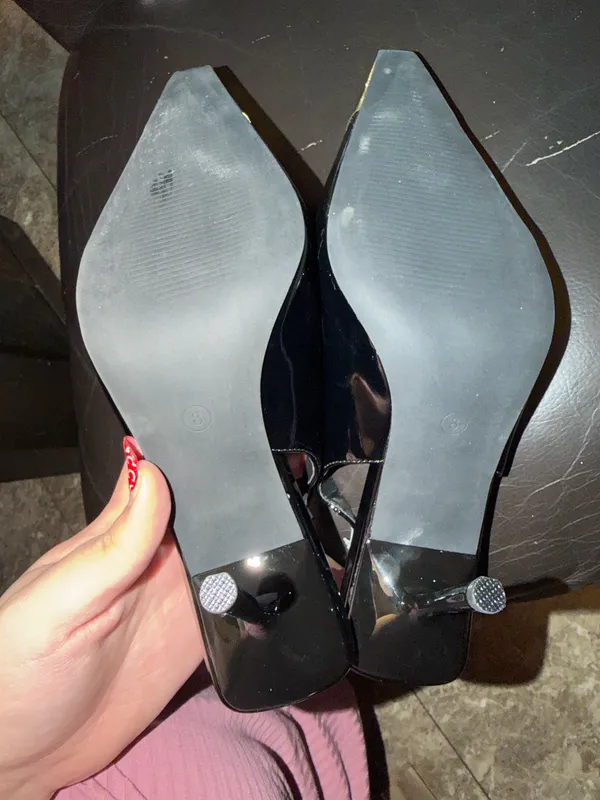 Heels Black Size 8 - Image 5