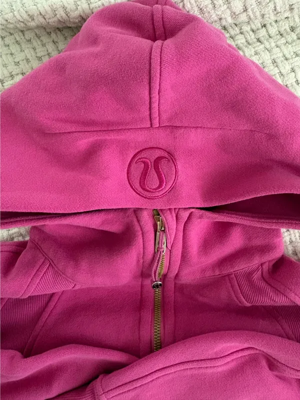 Lululemon Full-Zip Scuba Hot Pink  - Image 4